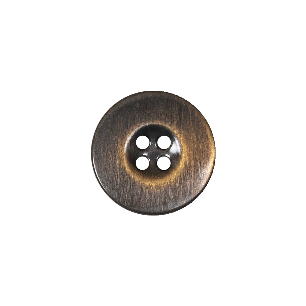 Antique Brass Metal 4-Hole Button - 24L/15mm - Joann Fabrics