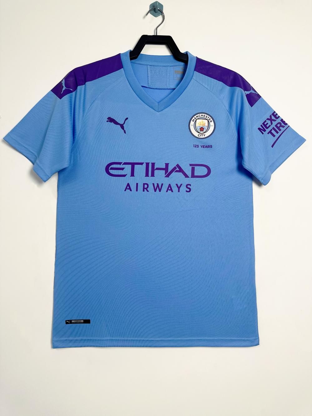 2019-2020 Retro Manchester City Home Football Shirt 1:1 Thai Quality