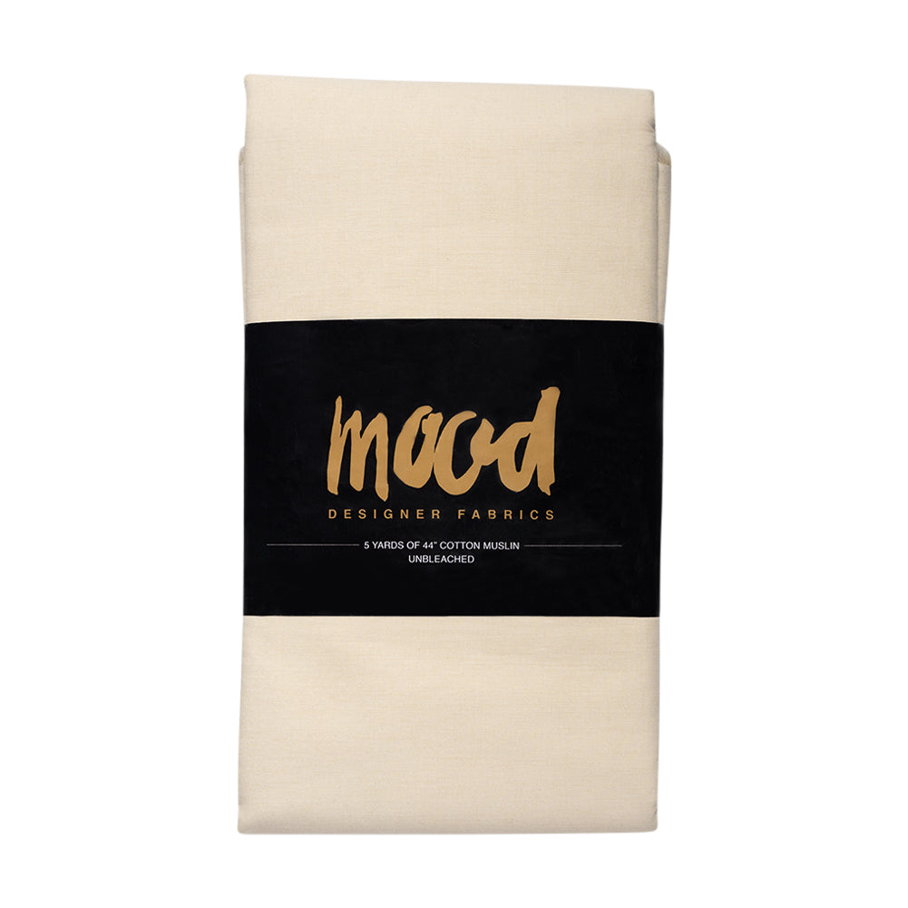 Cotton Muslin 5 yard Bundle - Unbleached 44