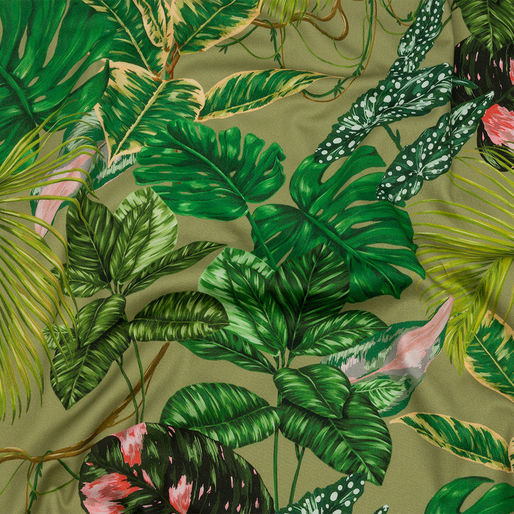 Mood Exclusive Be Leaf in Me Stretch Cotton Sateen - Joann Fabrics