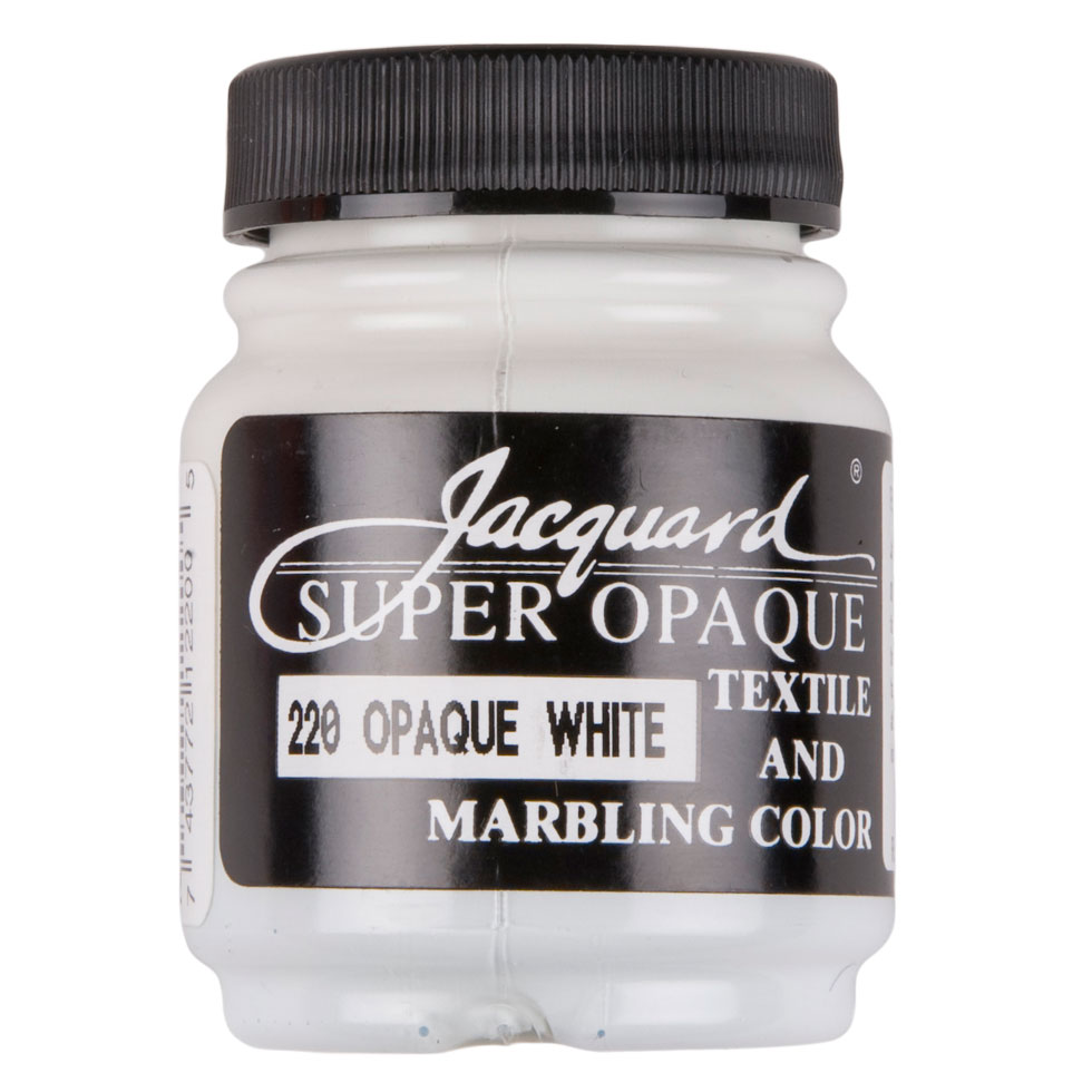 Jacquard Textile Color Fabric Paint - 220 Opaque White - Joann Fabrics