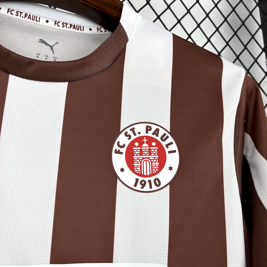 2025/2026 St Pauli Home Football Jersey 1:1 Thai Quality