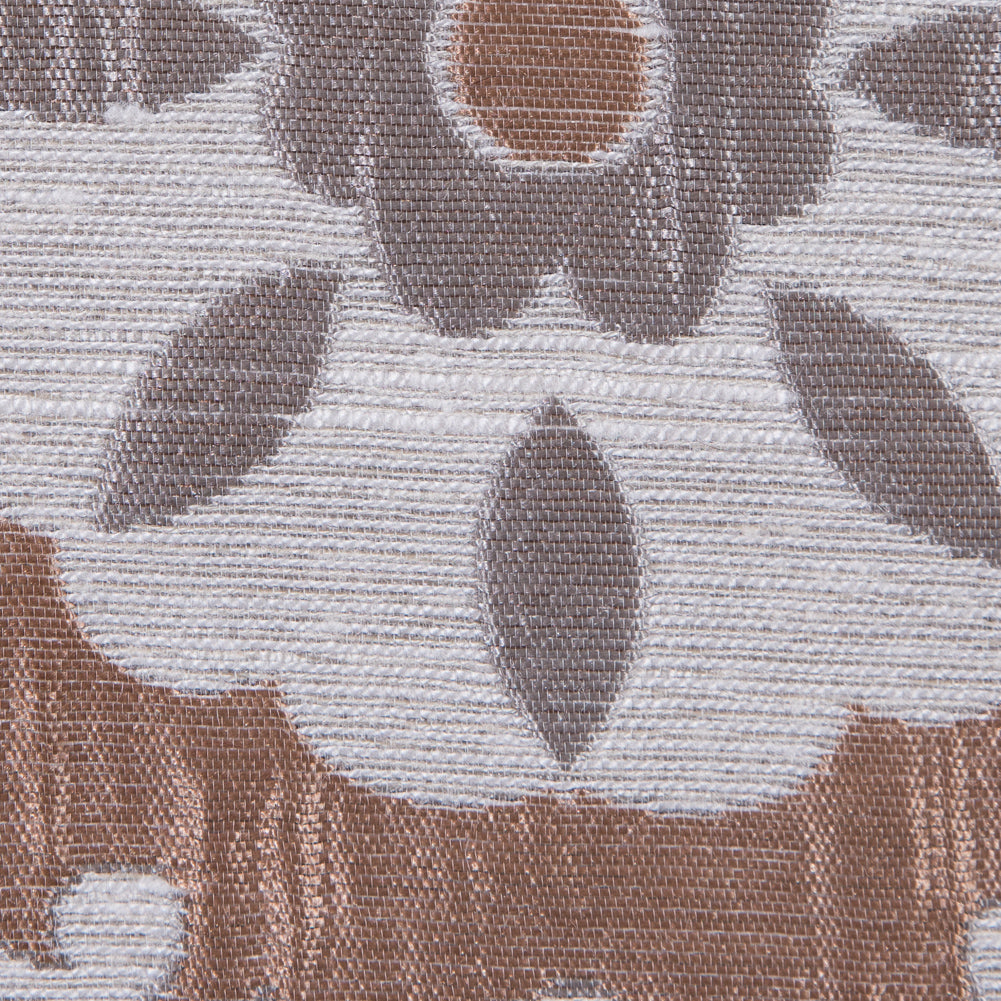 Gray and Pink Floral Brocade - Joann Fabrics