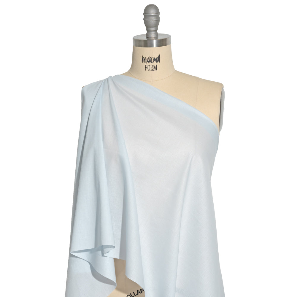 Mercerized Organic Egyptian Cotton Voile - Pale Blue - Toulouse Collection - Joann Fabrics