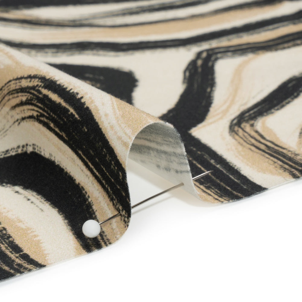 Mood Exclusive Beige Shifting Sands Stretch Cotton Poplin - Joann Fabrics