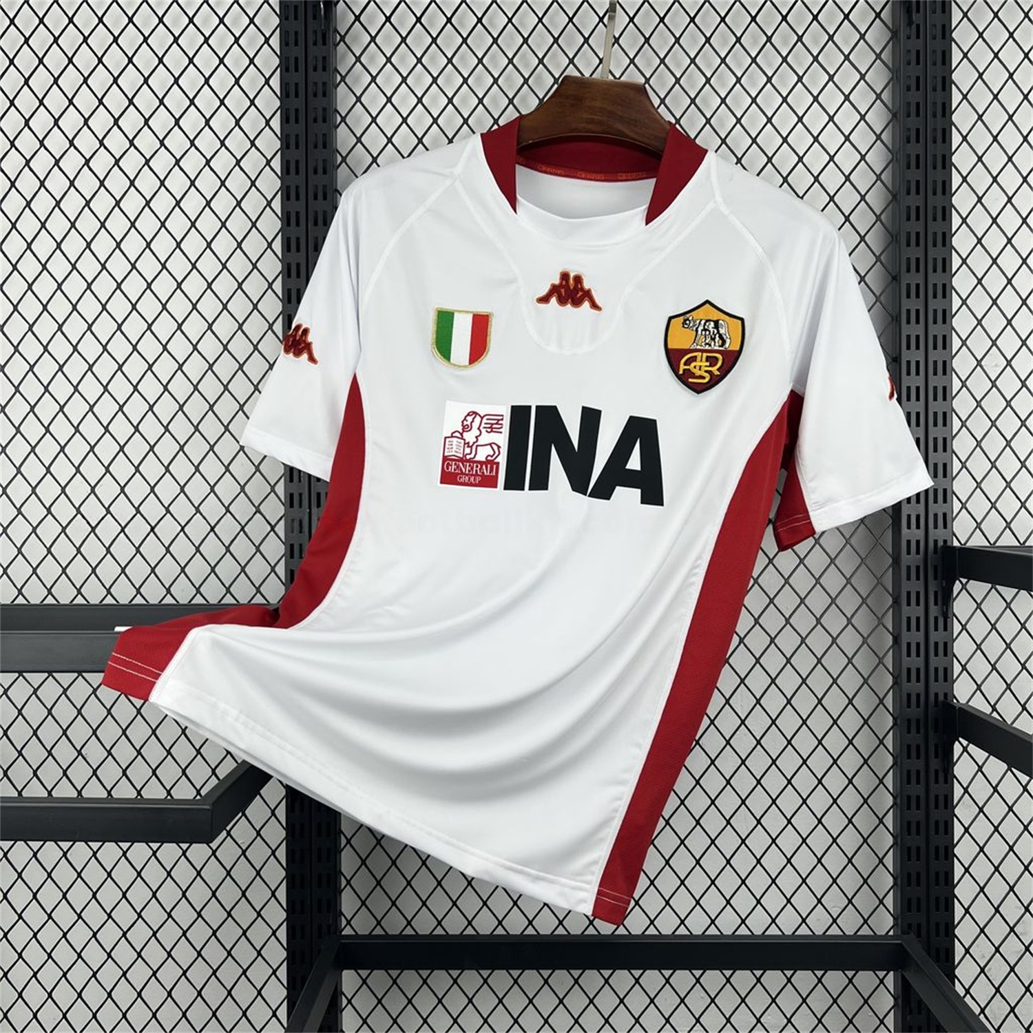 Retro Roma 2001-02 Away Jersey - Fans Version - UnitedFutballJersey