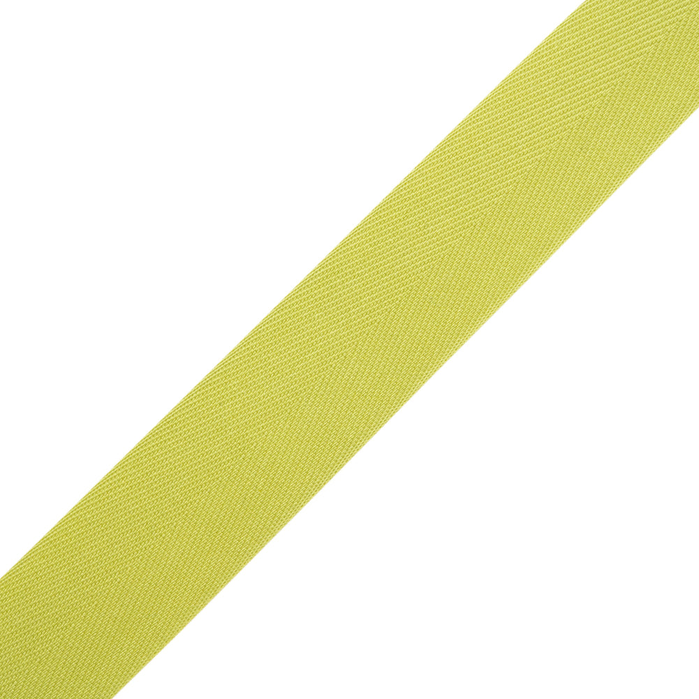 Tilly Light Chartreuse Herringbone Cotton Twill Tape - 25mm - Joann Fabrics