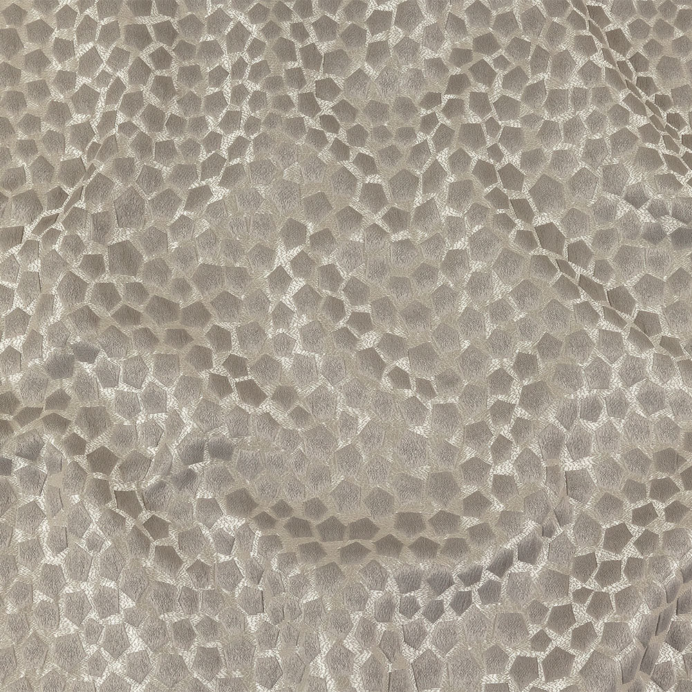 British Imported Platinum Satin-Faced Pentagonal Drapery Jacquard - Joann Fabrics