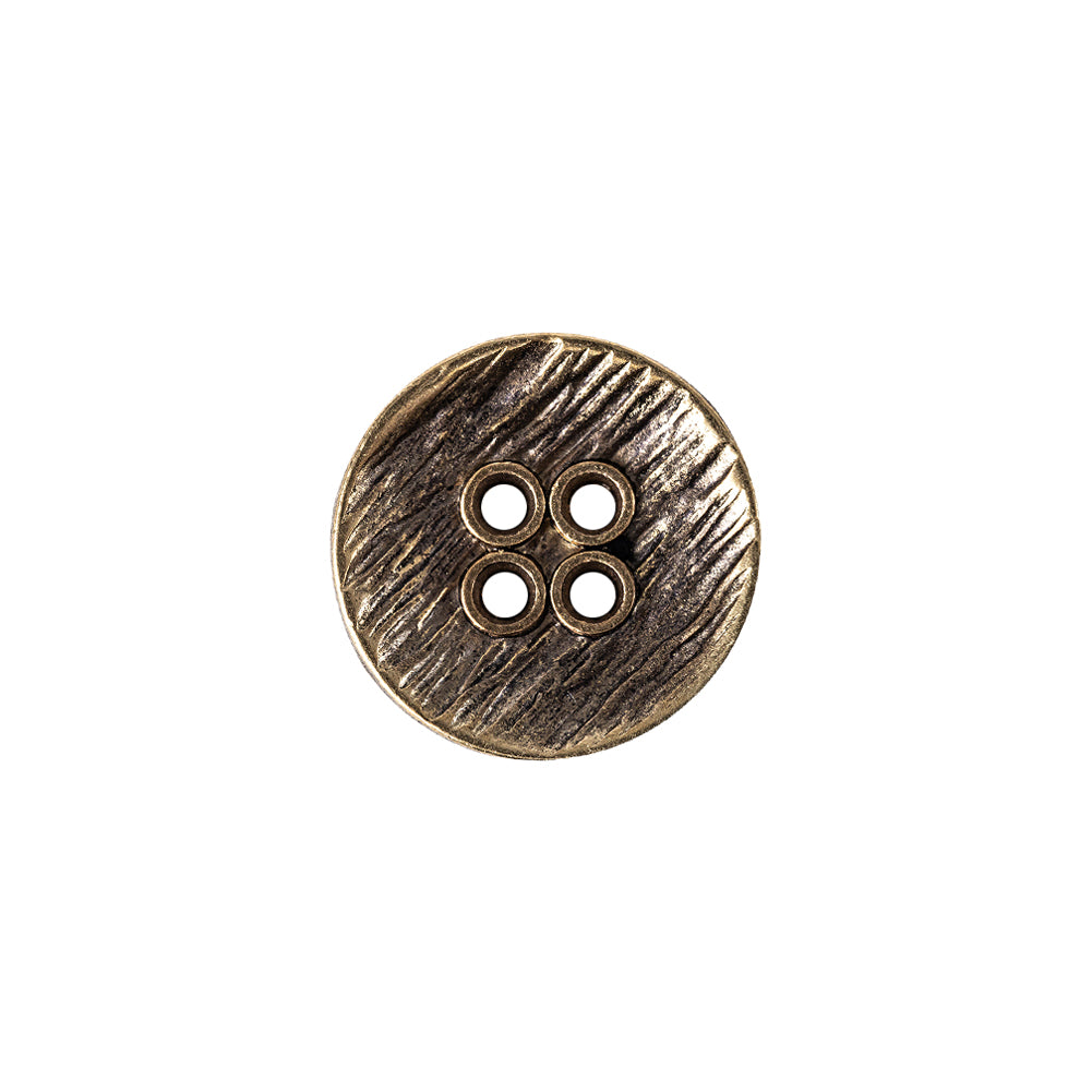 Italian Gold Zamac Embossed Button - 24L/15mm - Joann Fabrics