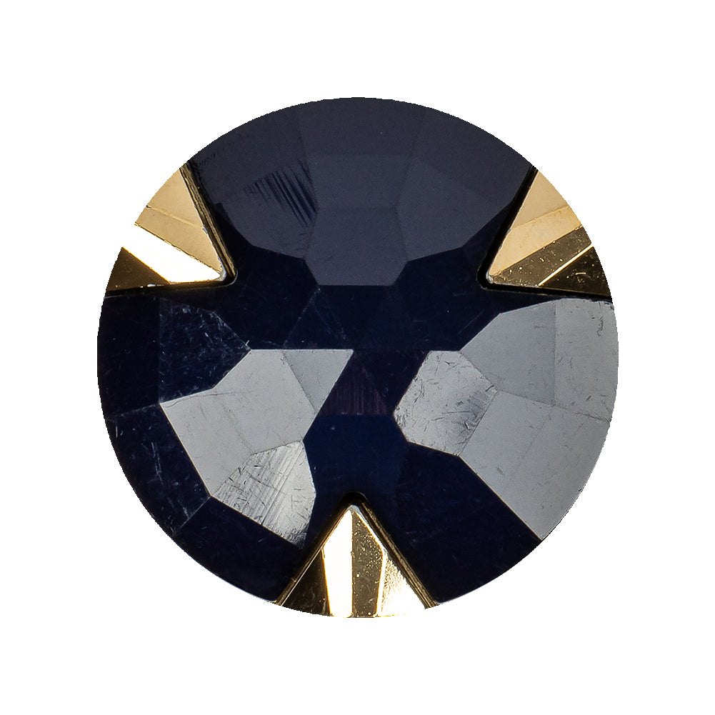Navy/Gold Rhinestone Button - 44L/28mm - Joann Fabrics