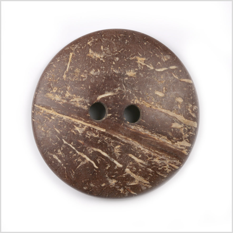 Brown 2-Hole Coconut Button - 80L/50.8mm - Joann Fabrics
