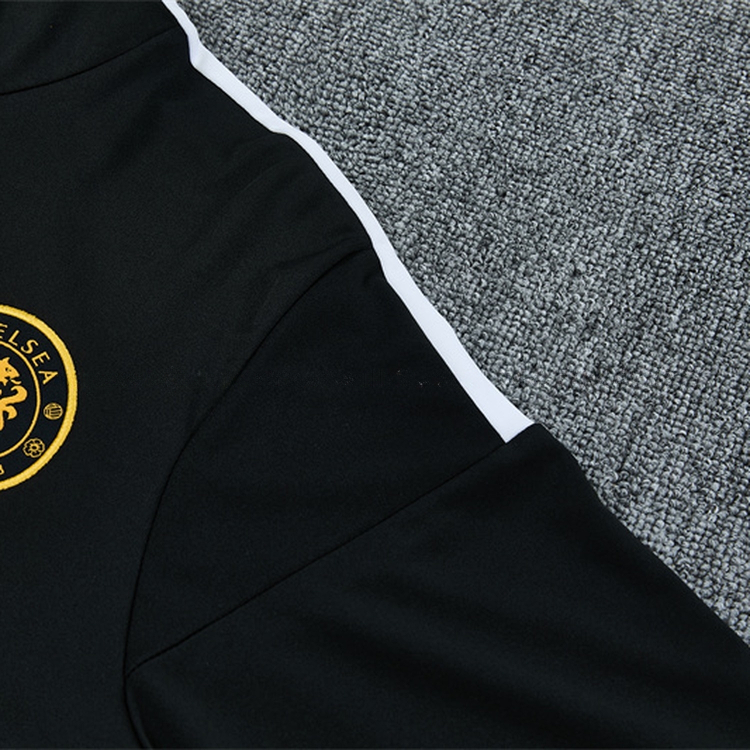 C.H.E.L.S.E.A 26-27 Kids Long Sleeve Training Set - Black Top & Black Pants - UnitedFutballJersey