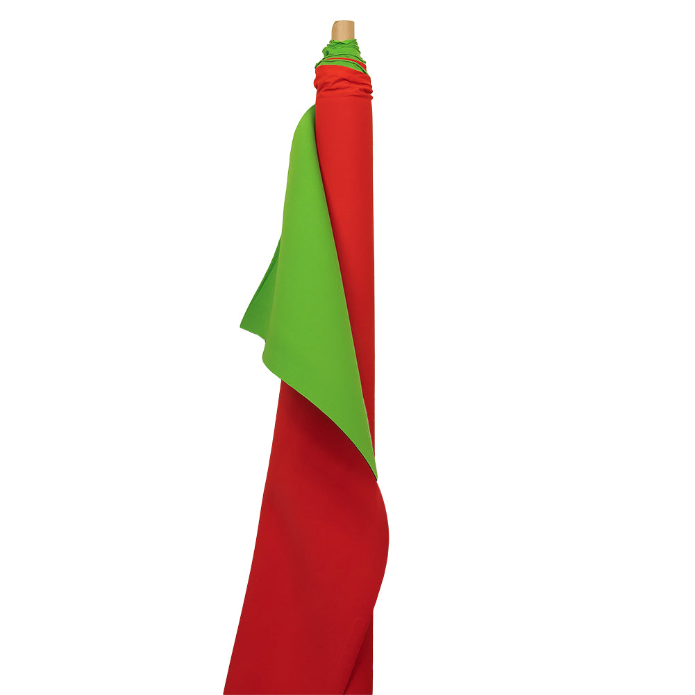 Double Faced Stretch Neoprene 3yd Bundle - True Red and Classic Green - Wave Collection - Joann Fabrics