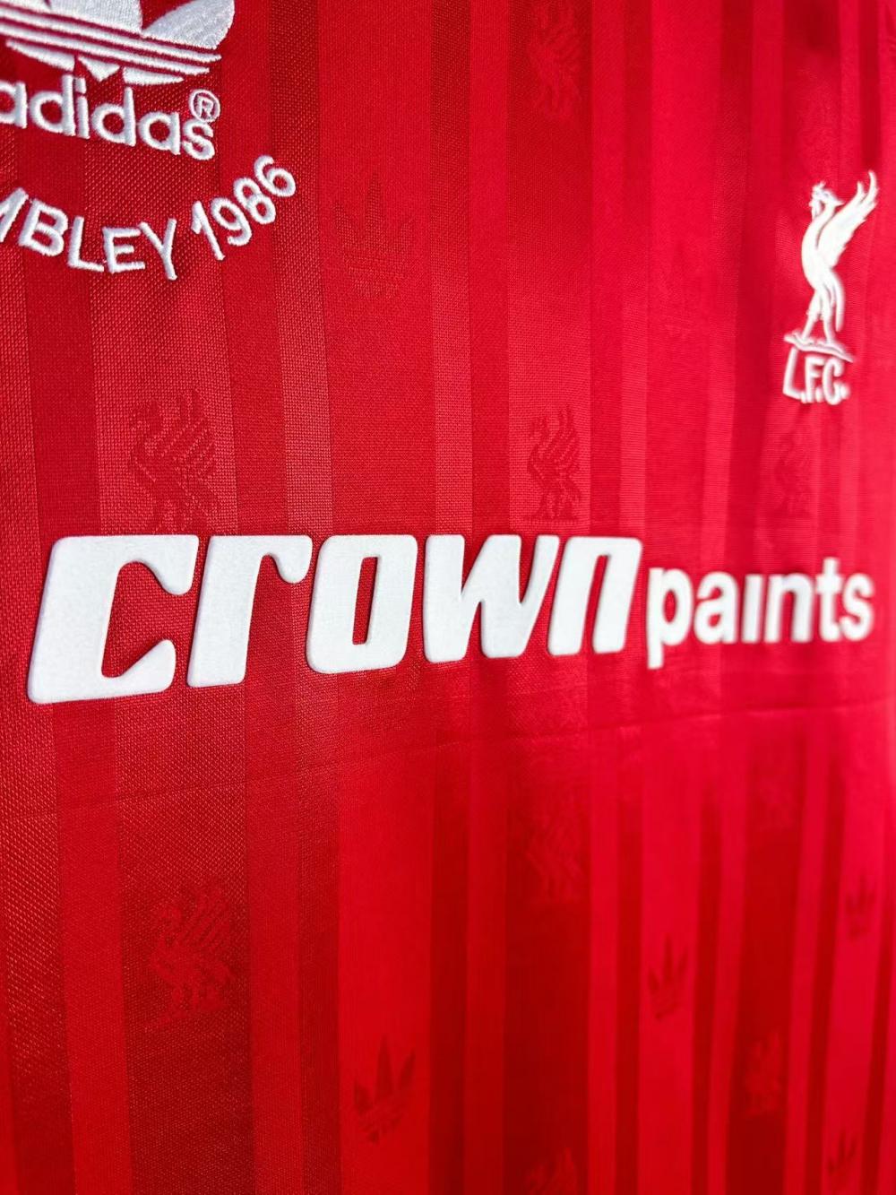 1986/1987 Retro Liverpool Home Football Shirt 1:1 Thai Quality