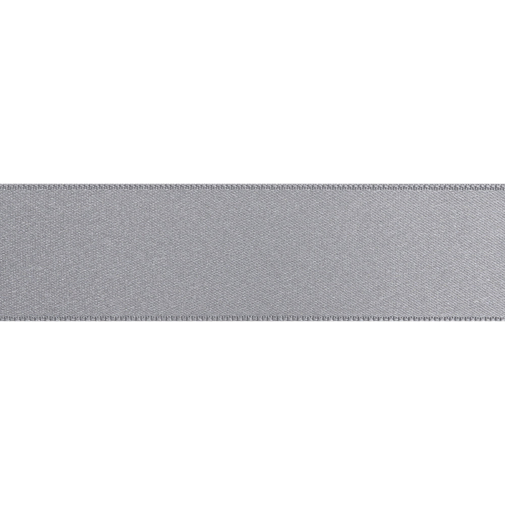 Light Gray Double Face French Satin Ribbon - 1