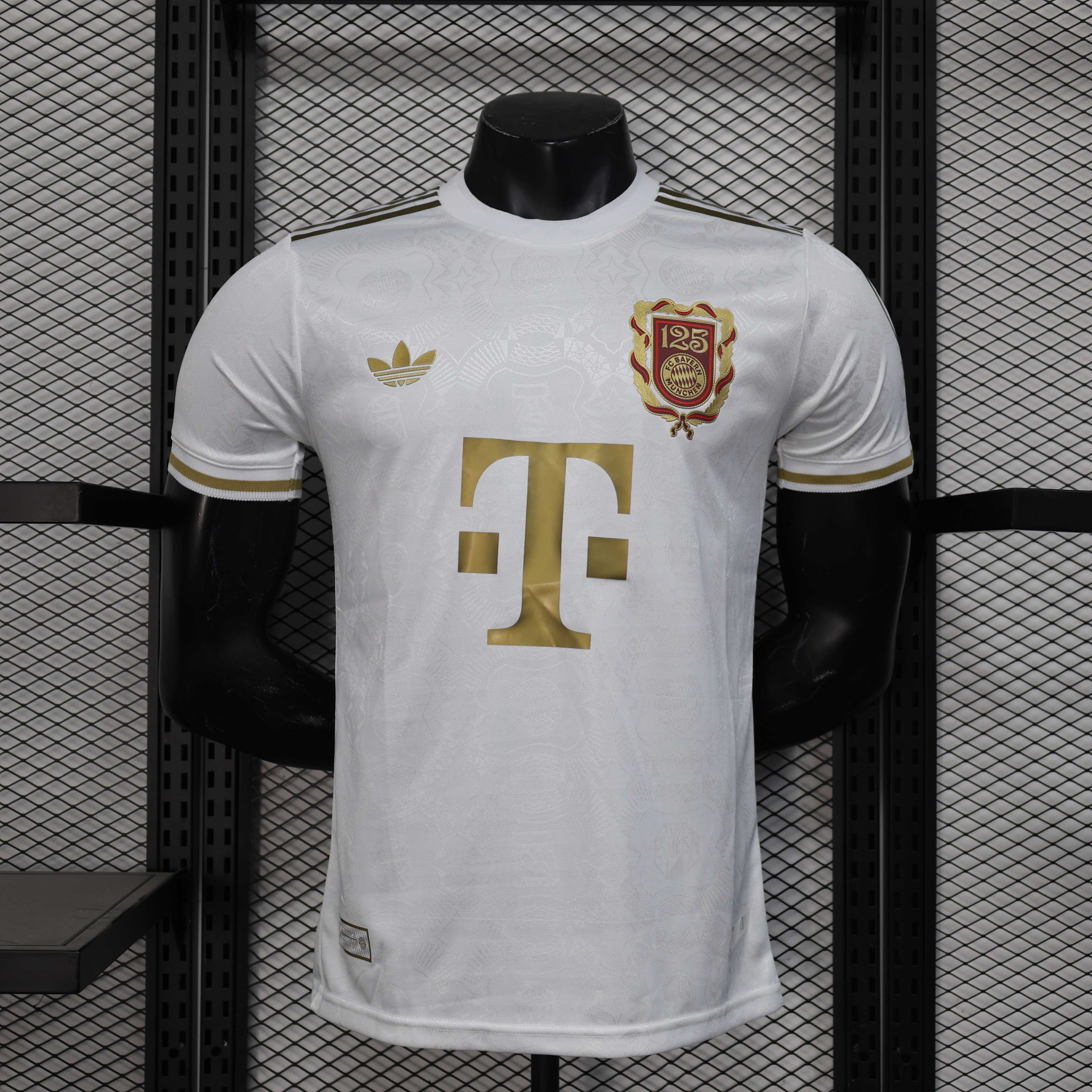 2025/2026 Player Version Bayern Munich 125th Anniversary White Football Jersey 1:1 Thai Quality