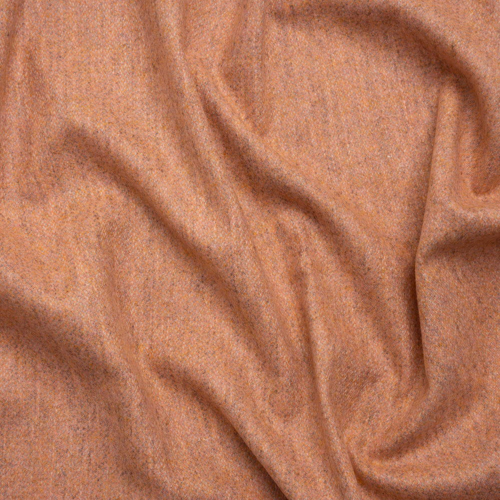 Italian Heathered Peach Brushed Wool Blend Woven - Joann Fabrics