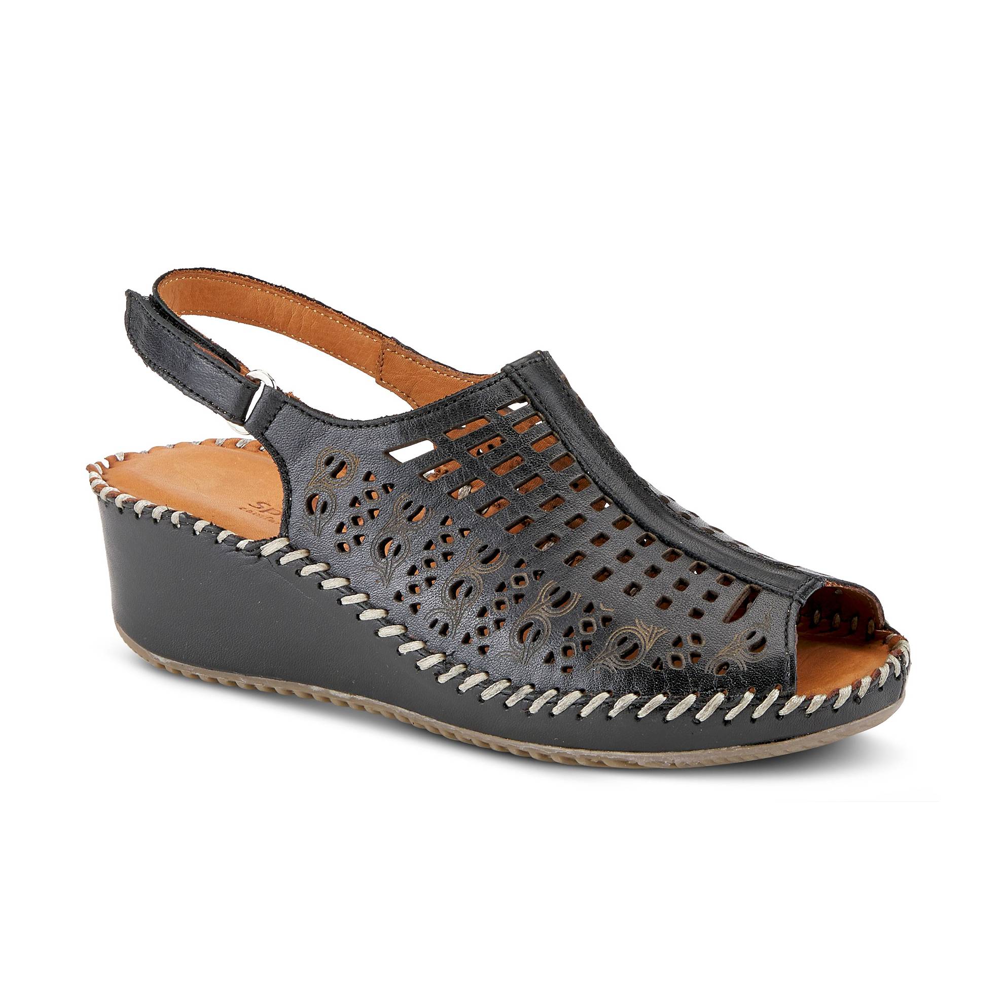 Cutout Wedge Slingback Sandals by Spring Step® - Northstyle Catalog