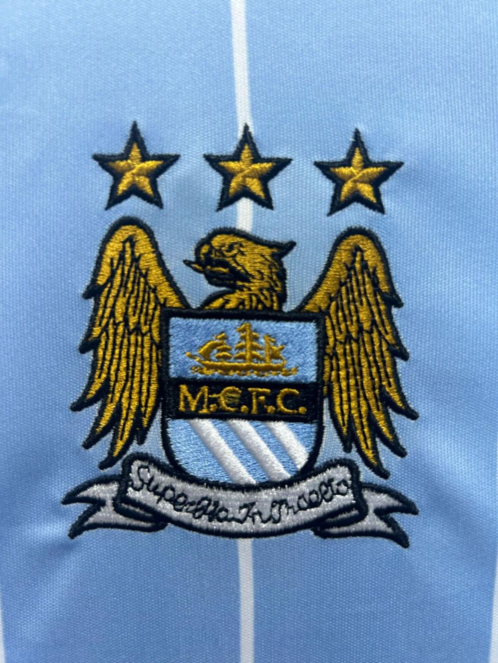 2007/2008 Retro Manchester City Home Football Shirt 1:1 Thai Quality