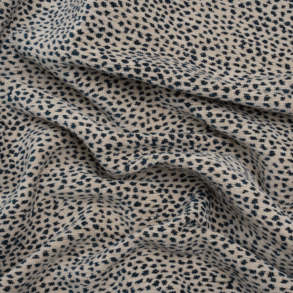 Upholstery Chenille - Indigo Spotted - Remus Collection - Joann Fabrics