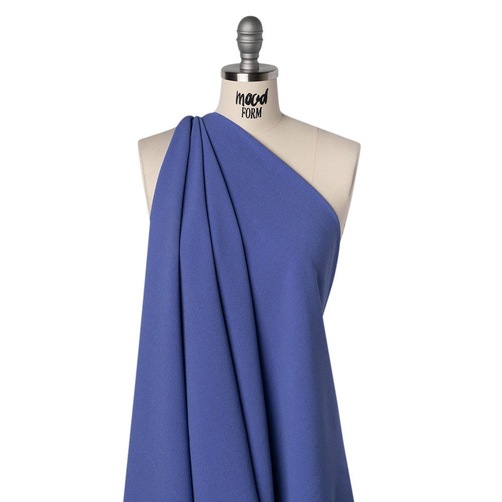 Stretch Polyester Crepe - Periwinkle Blue - Designer Deadstock - Joann Fabrics