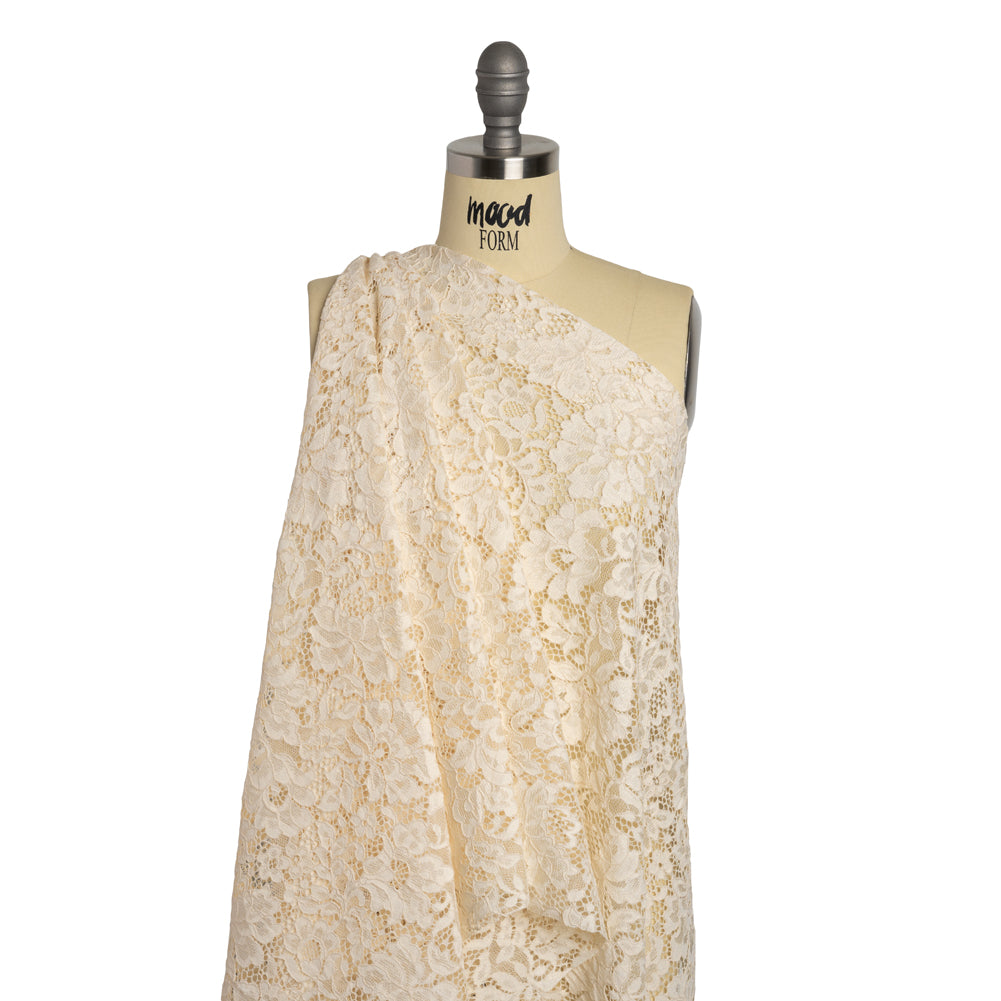 Floral Corded Lace - Cream - Deadstock - Joann Fabrics