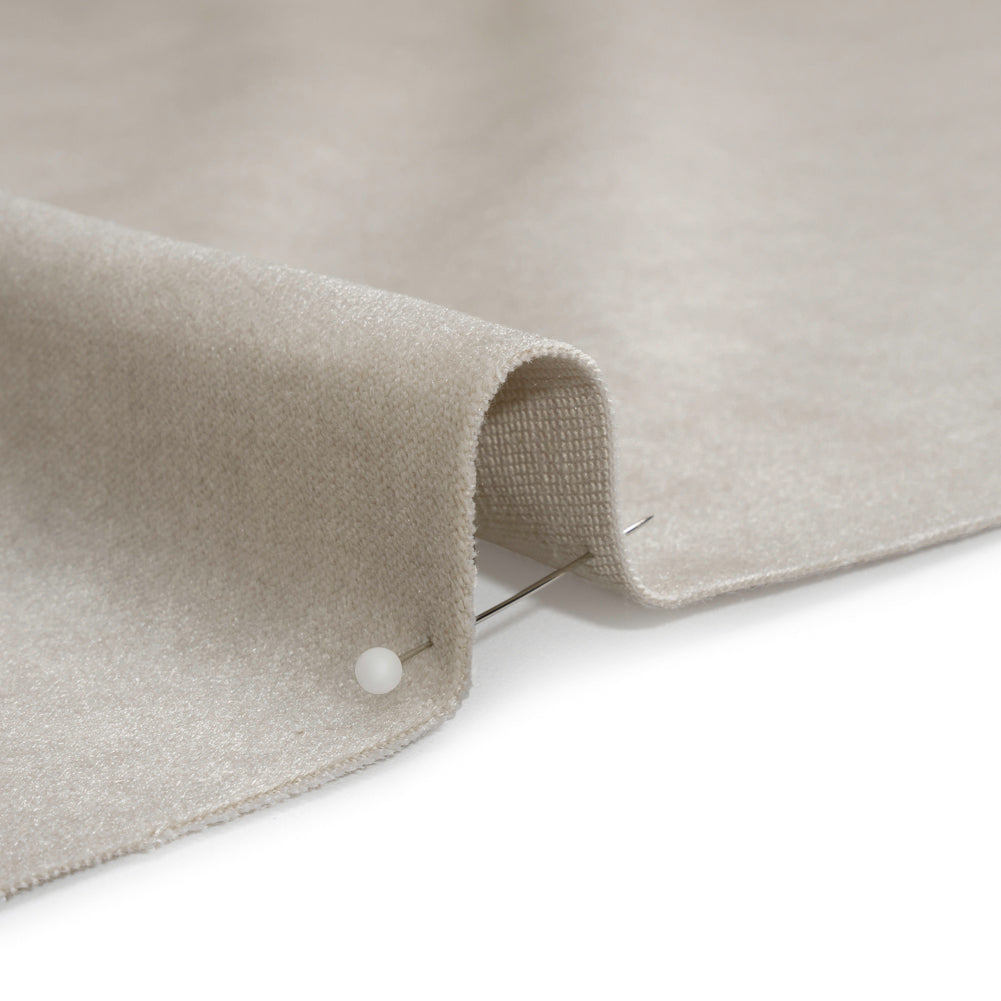 Polyester and Cotton Upholstery Velvet - Platinum - Corry Collection - Joann Fabrics