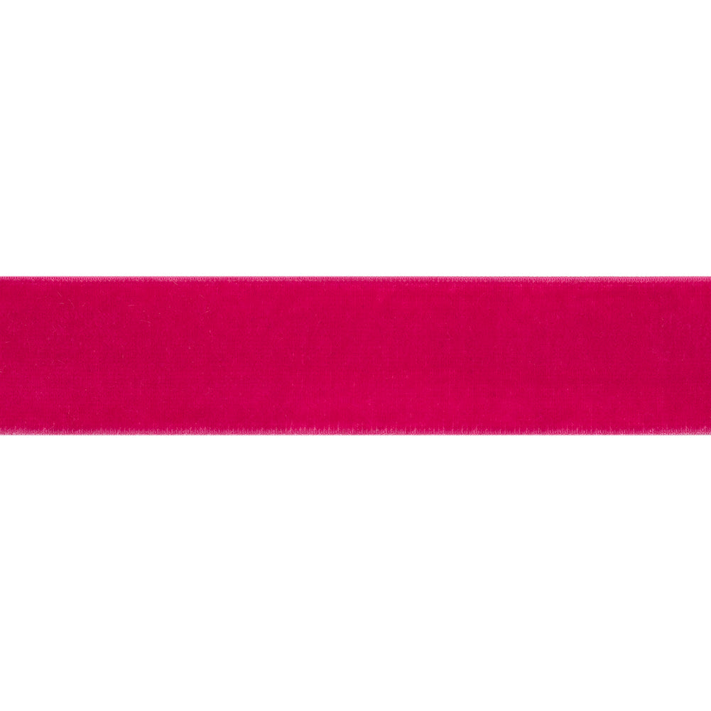 Stretch Velvet Ribbon Trim Made in Italy - 0.875