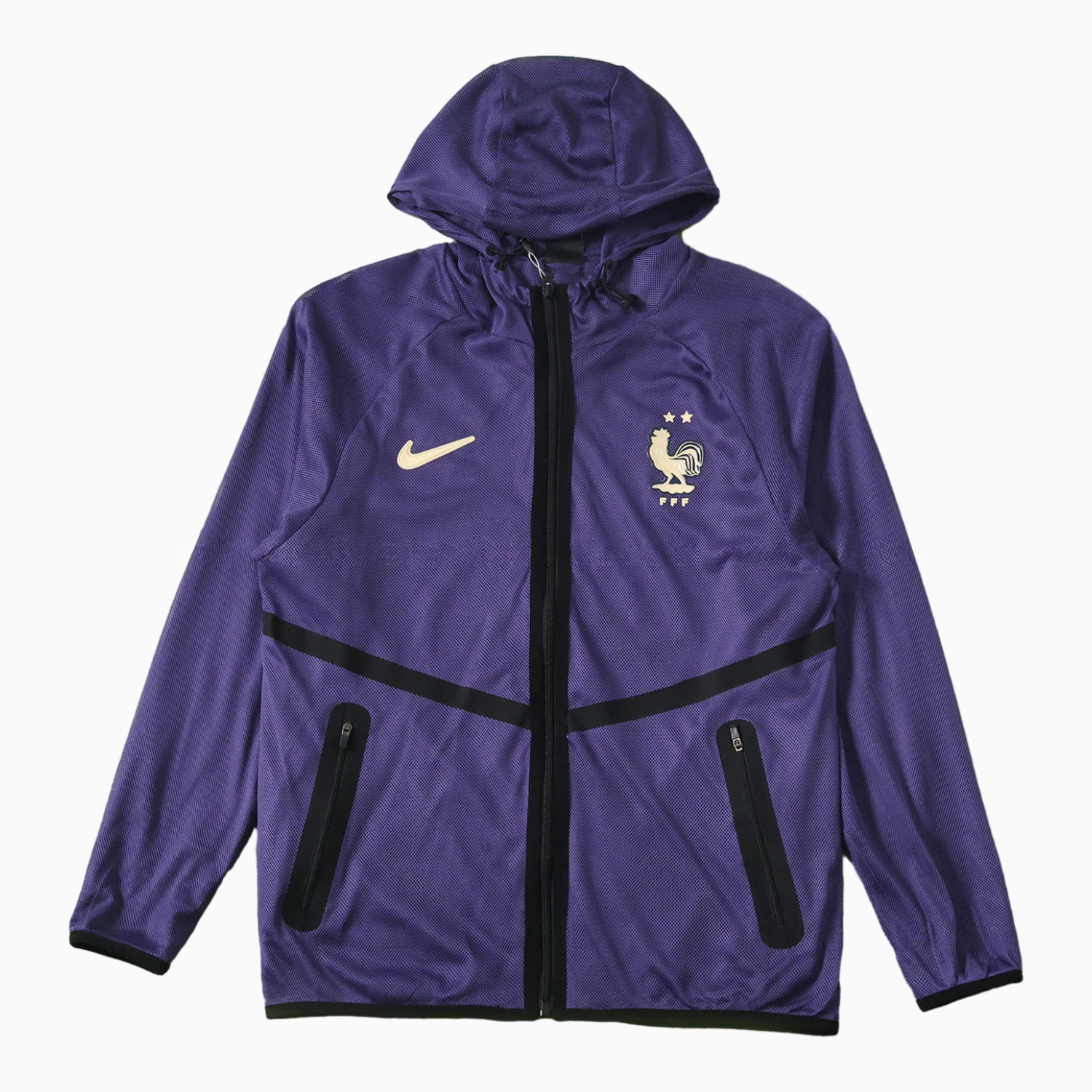 France 2026 World Cup Appearance Outfit Windbreaker - Dark Purple - UnitedFutballJersey