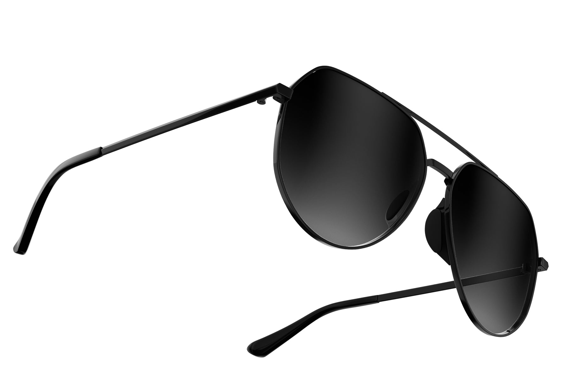 Tangle Free Aviator Hex – Black Fade Polarized
