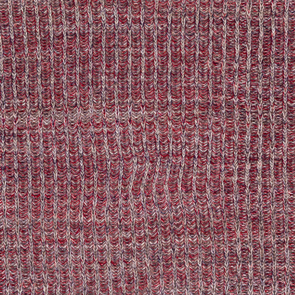 Italian Red, Gray and White Chunky Wool Knit - Joann Fabrics