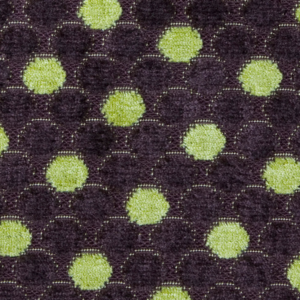 Mulberry/Citron Polka Dots Chenille - Joann Fabrics