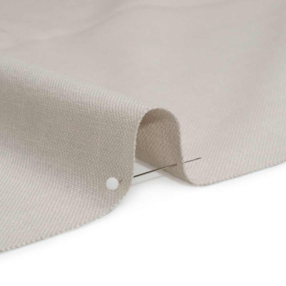 Slubbed Cotton and Polyester Woven - Silver - British Imported - Joann Fabrics
