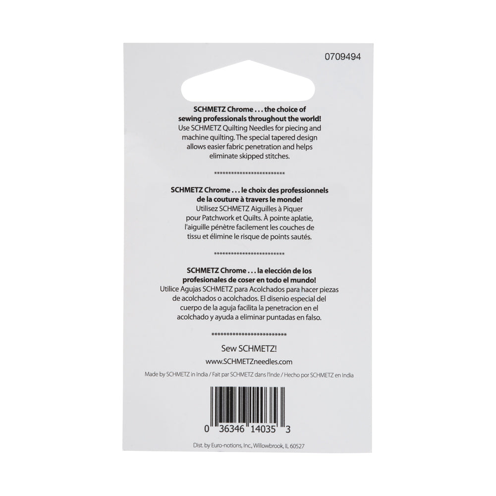 Schmetz Chrome Quilting Machine Needles - 75/11 - 5 ct - Joann Fabrics