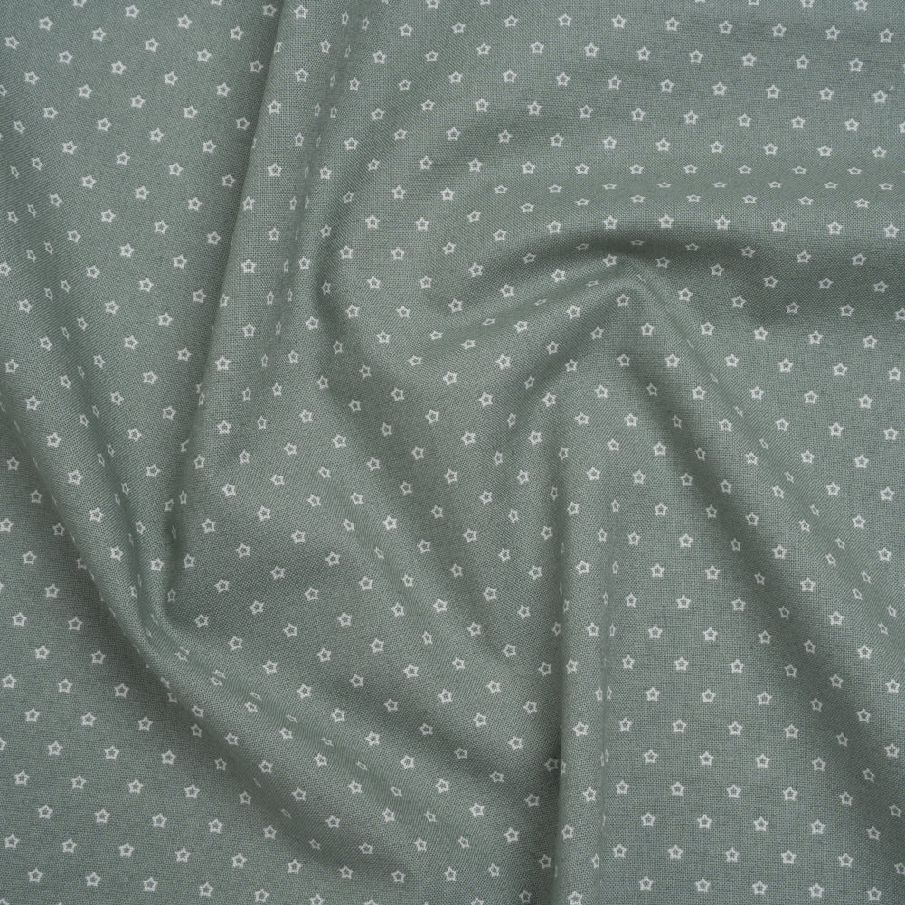 Printed Quilting Cotton by Ghazal Razavi for FIGO Studio - Basil Stars - Nest Collection - Joann Fabrics