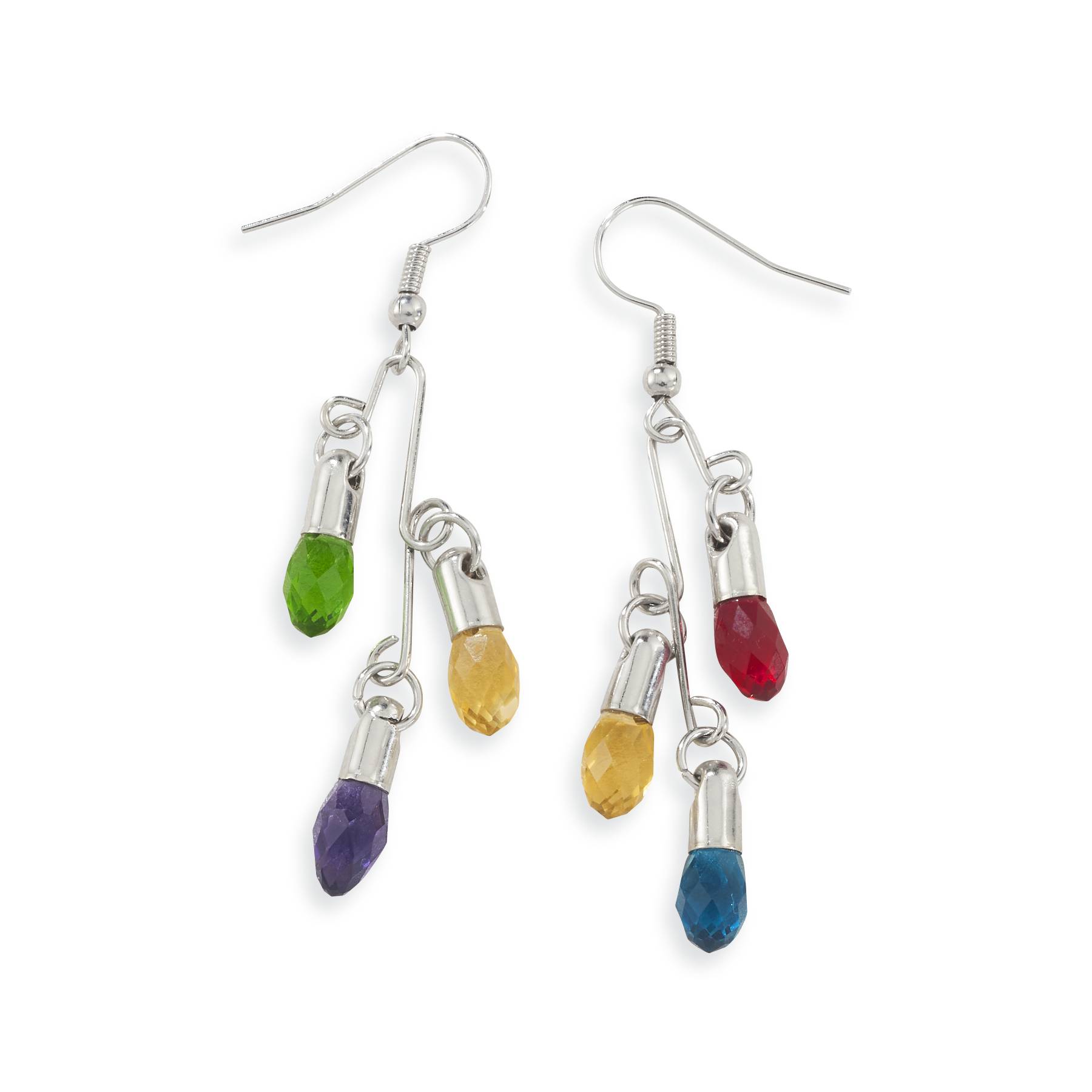 Colored Lights Earrings, French Hooks, Gift Boxed - Northstyle Catalog