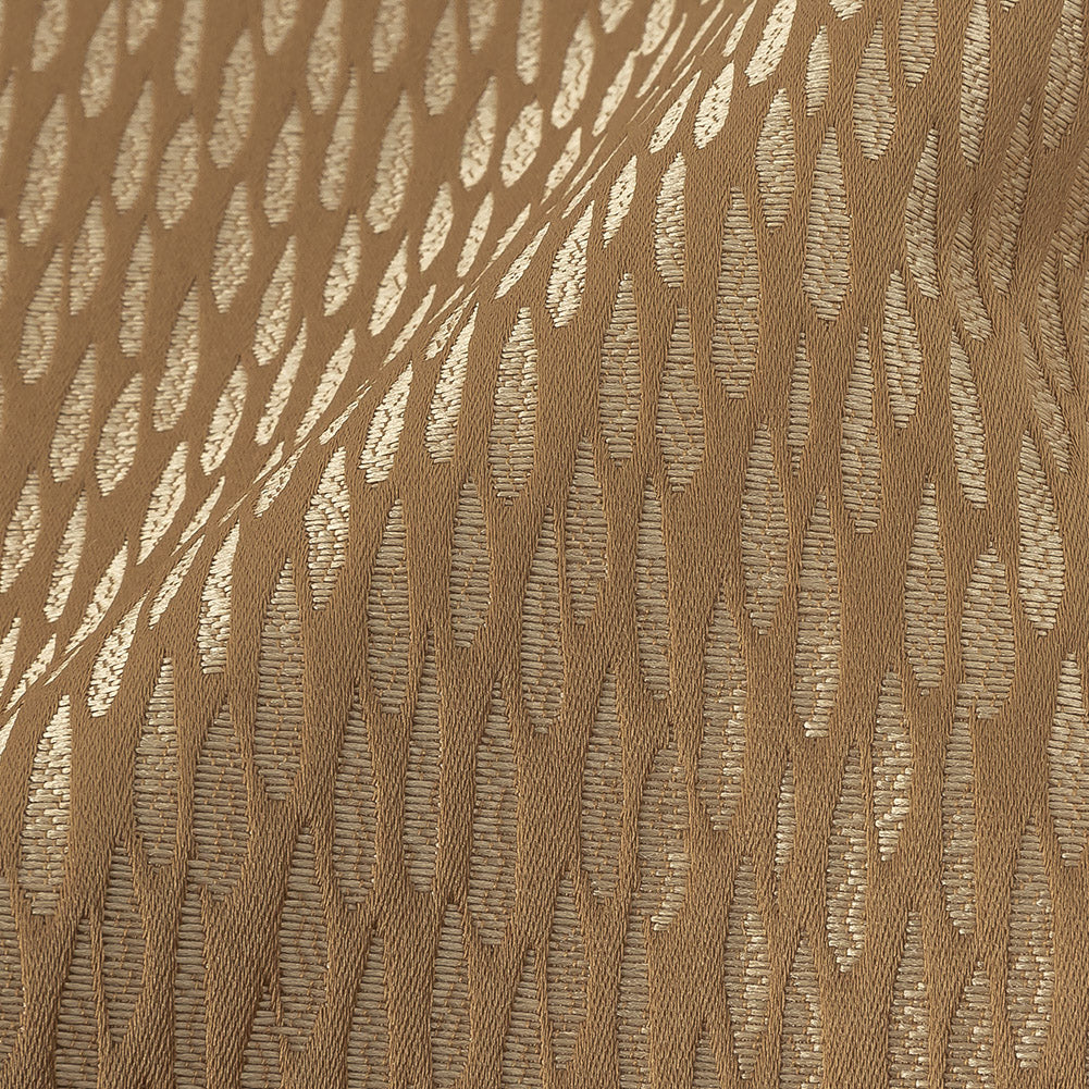 Luminous Drapery Jacquard - Gold Raindrops - British Imported - Joann Fabrics