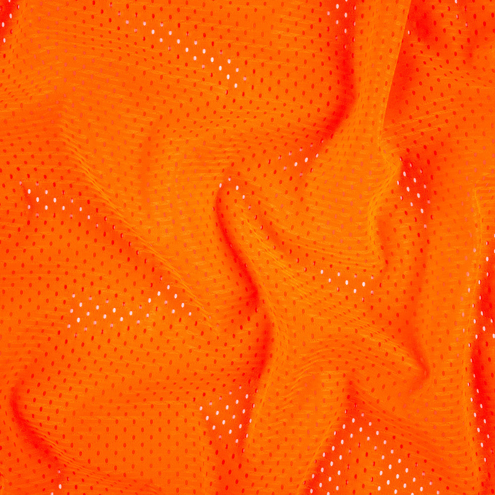 Polyester Athletic Mesh - Shocking Orange - Heracles Collection - Joann Fabrics