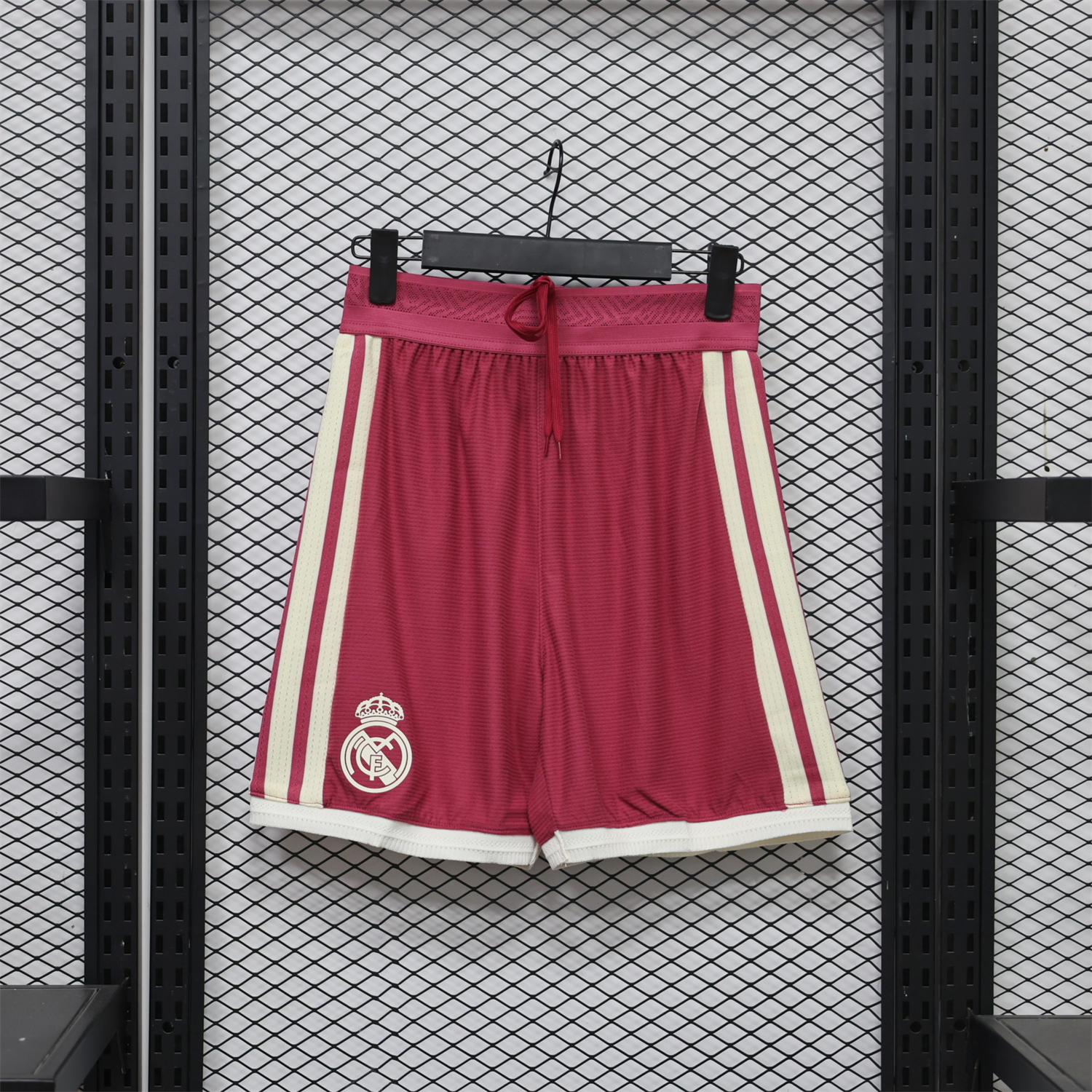 Real Madrid 26-27 Away Red Shorts - Player Version - UnitedFutballJersey