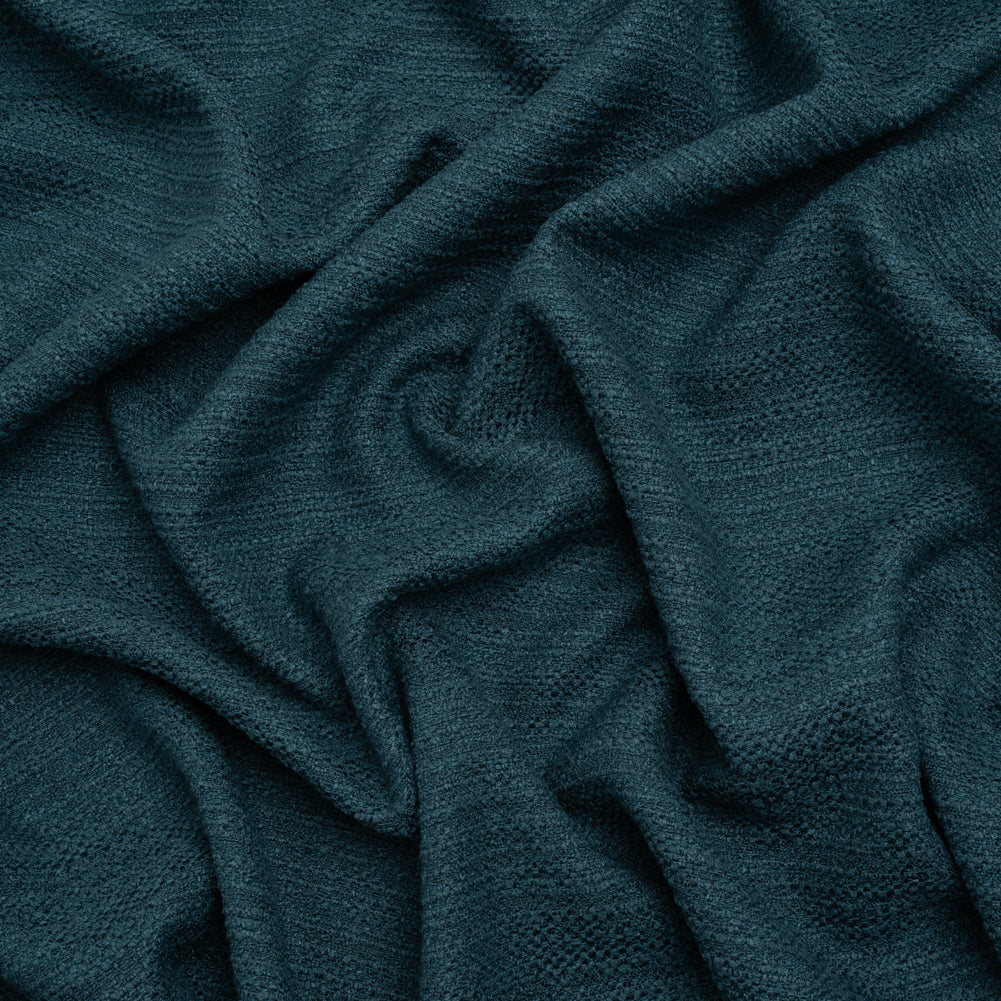 Textured Recycled Polyester Woven - Ocean Boucle Stripes - British Imported - Joann Fabrics
