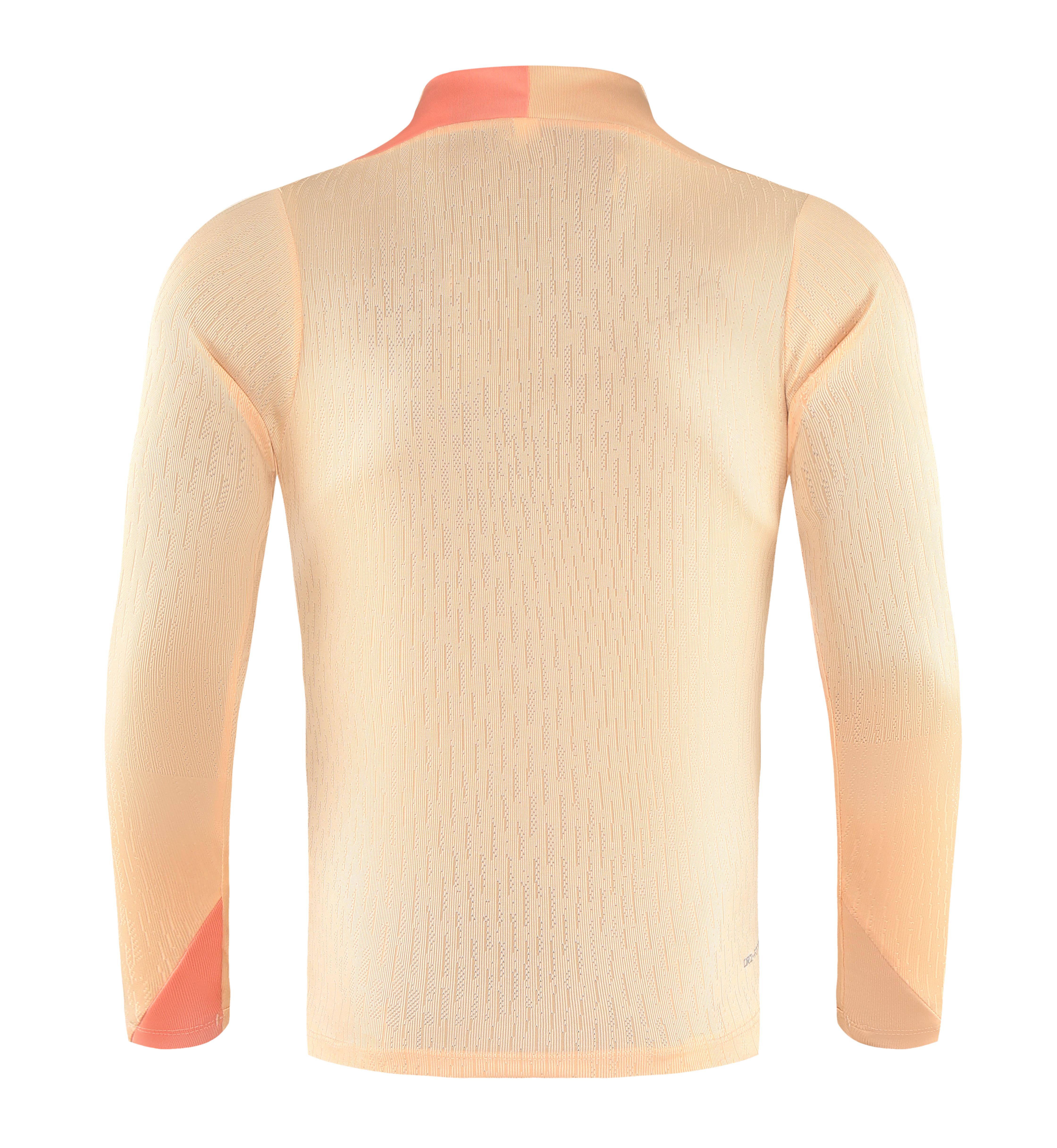 2025/2026 Barcelona beige Half-Pull Training Suit Jersey Set
