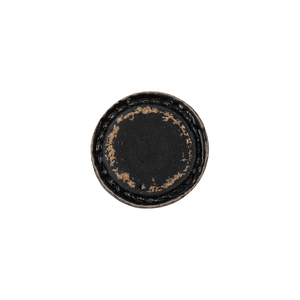 Italian Chocolate Plum and Canteen Weathered Faux Leather Shank Back Button - 24L/15mm - Joann Fabrics