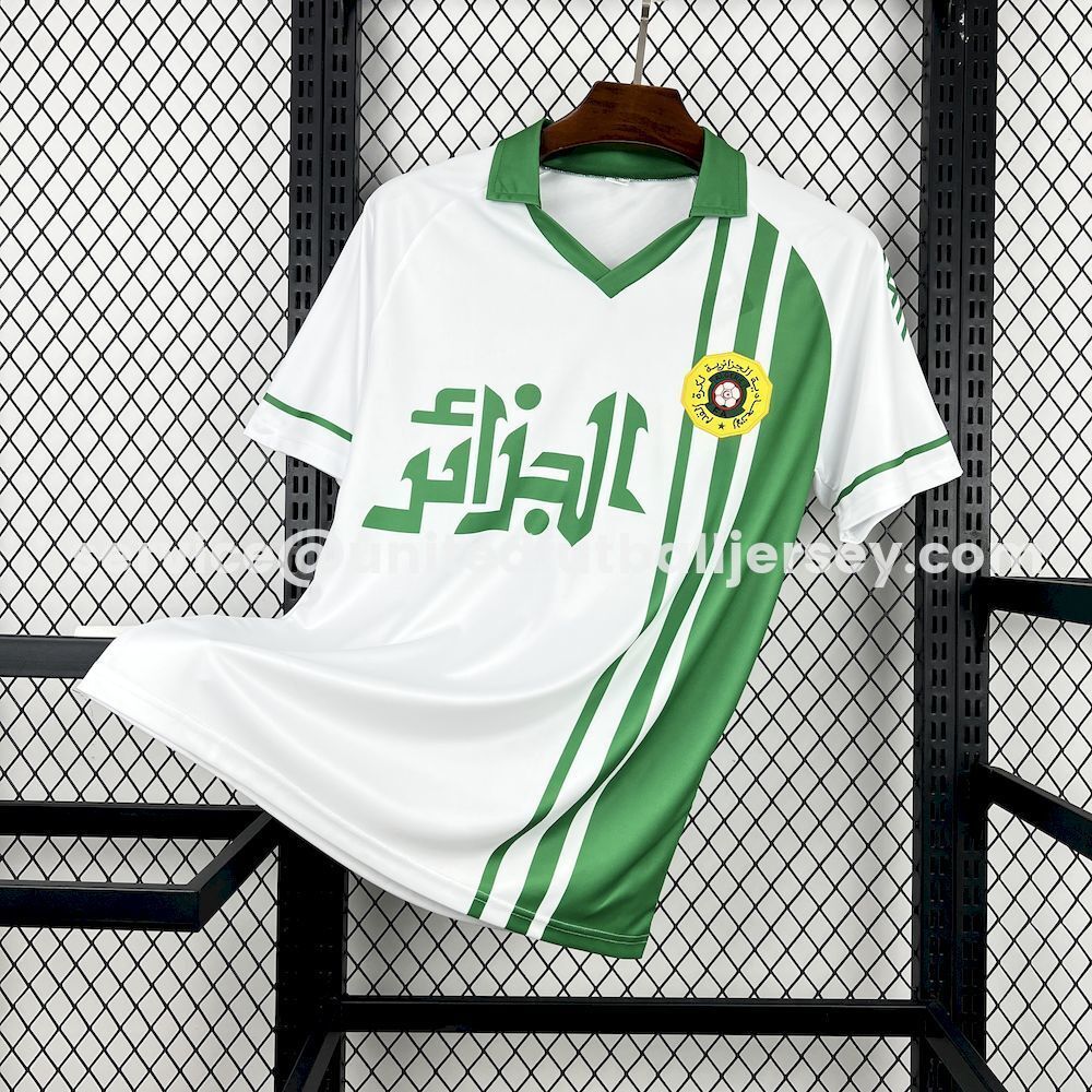 Retro Algeria 1986 Home Jersey - UnitedFutballJersey