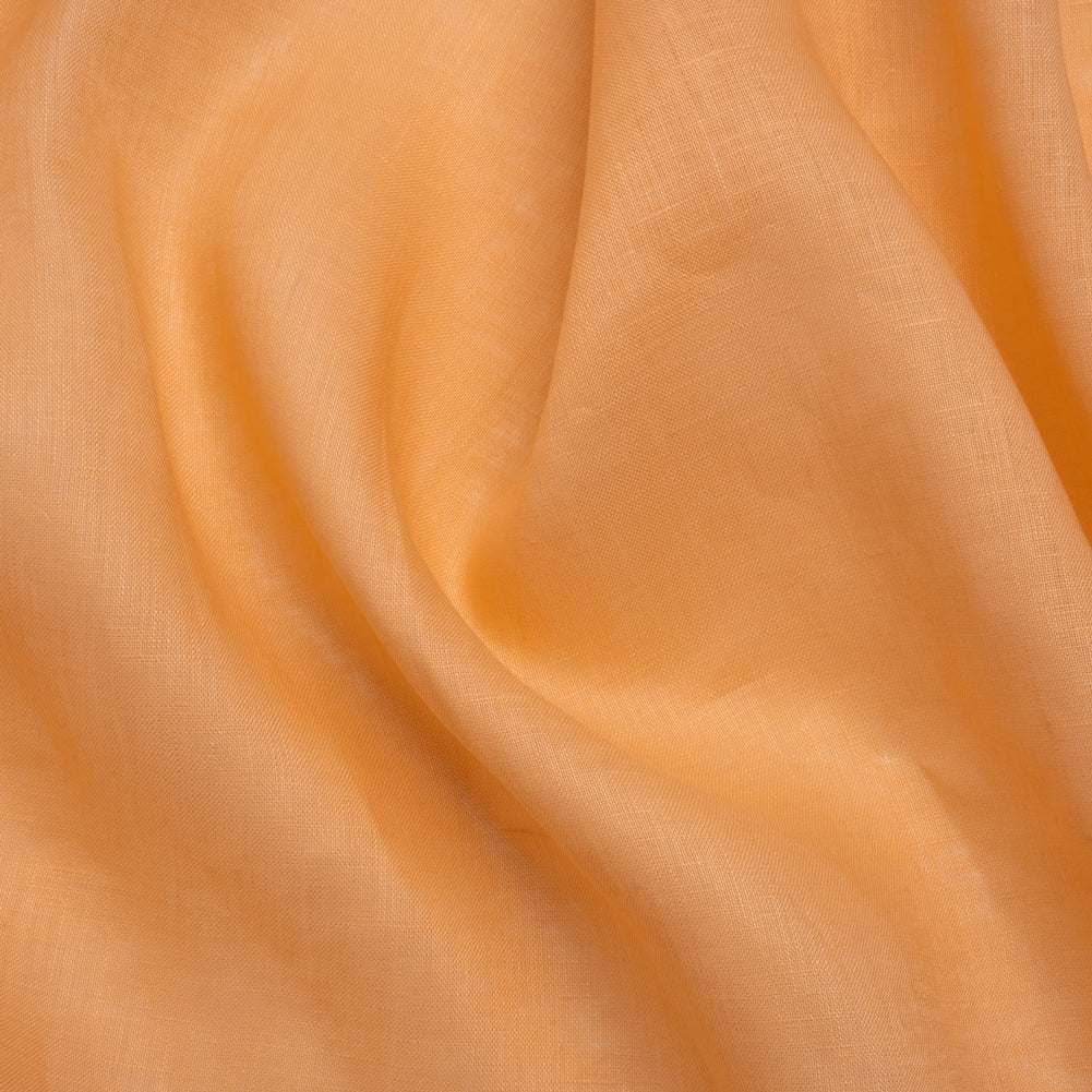 Famous Australian Designer Creamsicle Lightweight Linen Woven - Joann Fabrics