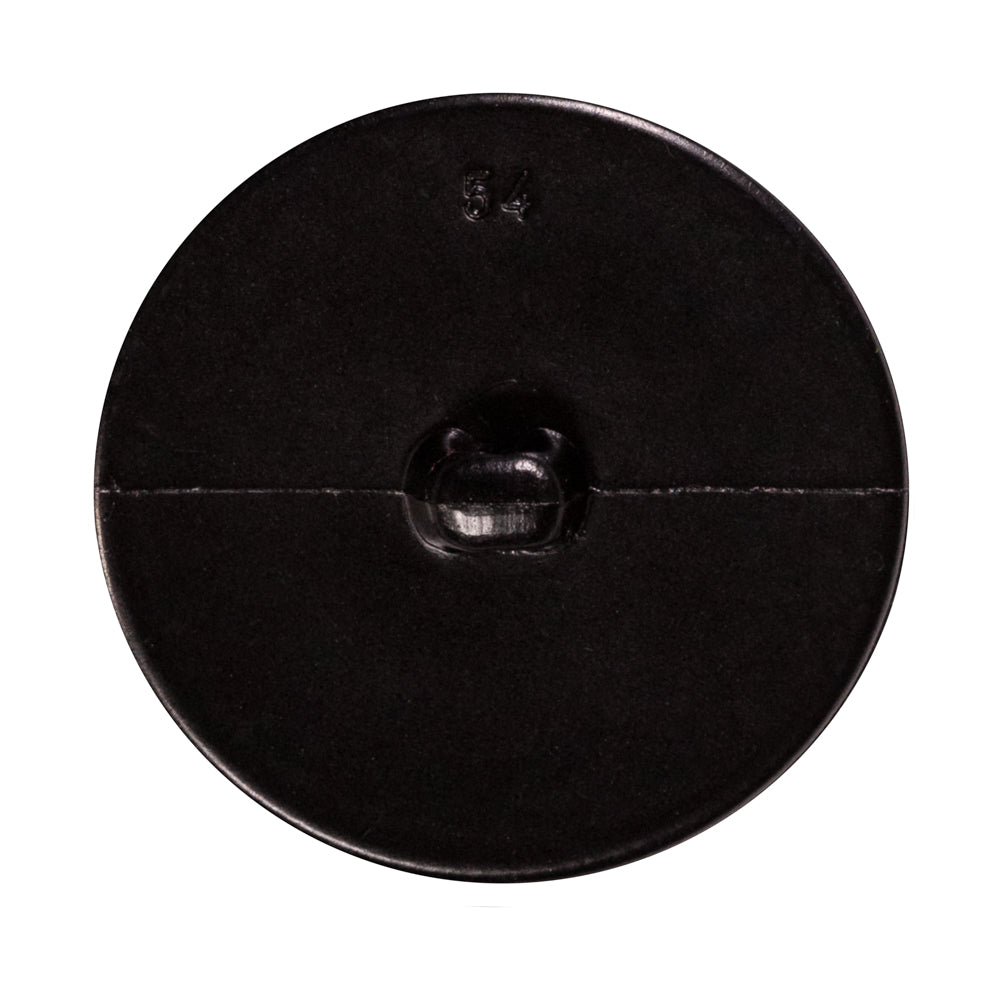 Black Cross Stitch Plastic Shank Back Button - 54L/34mm - Joann Fabrics