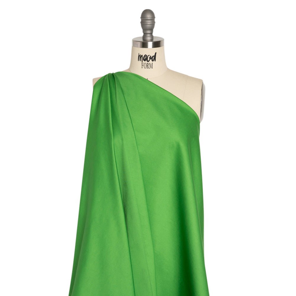 Stretch Cotton Sateen - Green - Mood Exclusive Carlos Collection - Joann Fabrics