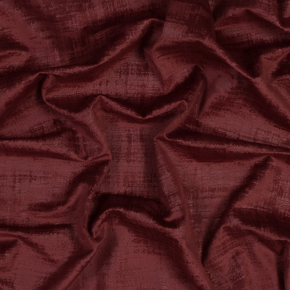 Embossed Textured Velvet - Claret - British Imported - Joann Fabrics