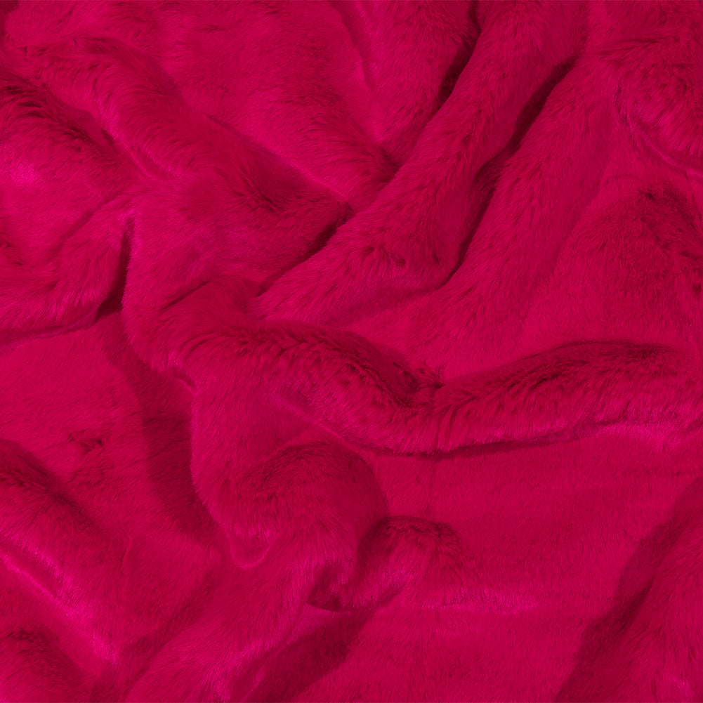Hot Pink Crushed Textured Luxury Faux Fur - Joann Fabrics