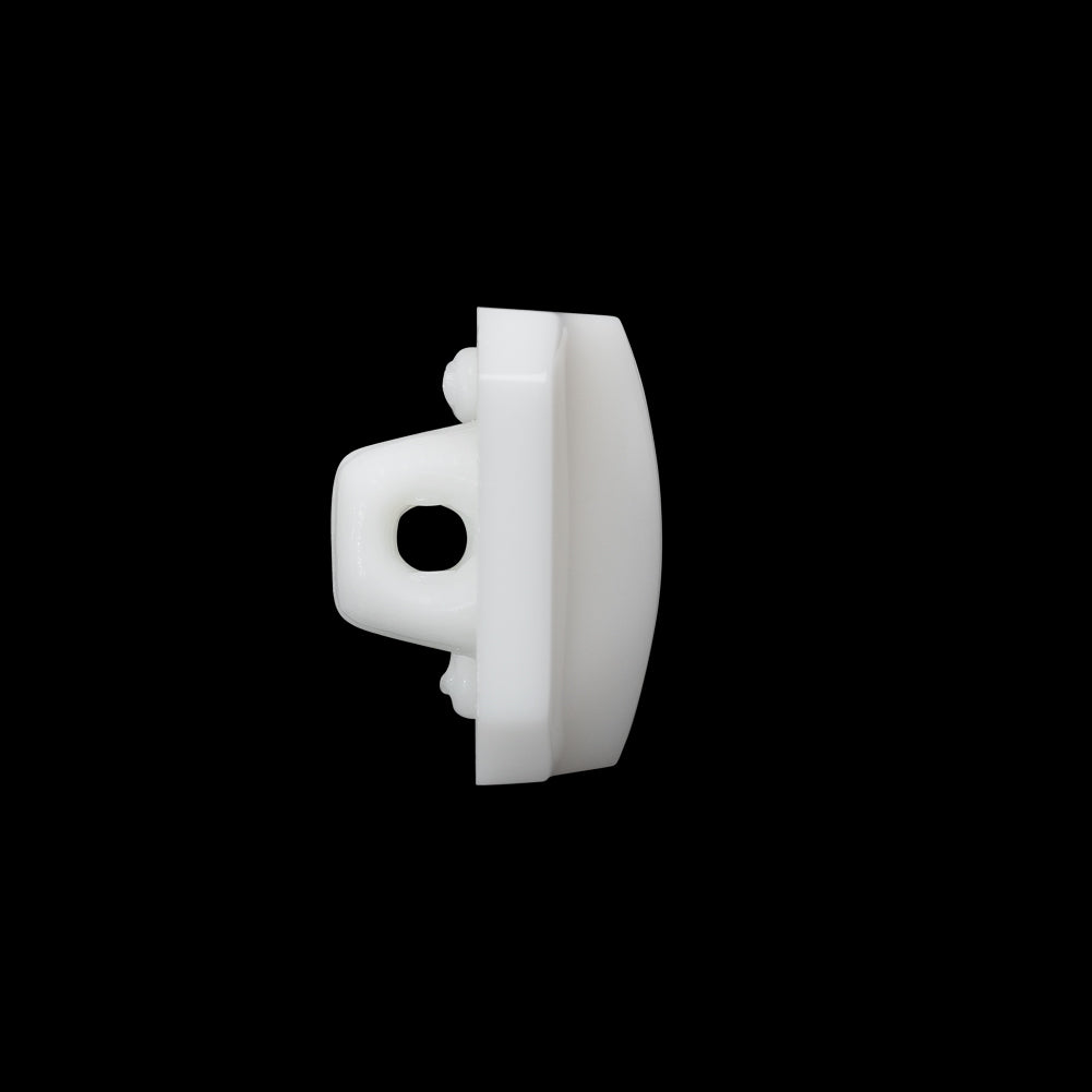 Square Plastic Shank Back Button Made in Italy - 30L/19mm - White Center Ridge - Joann Fabrics