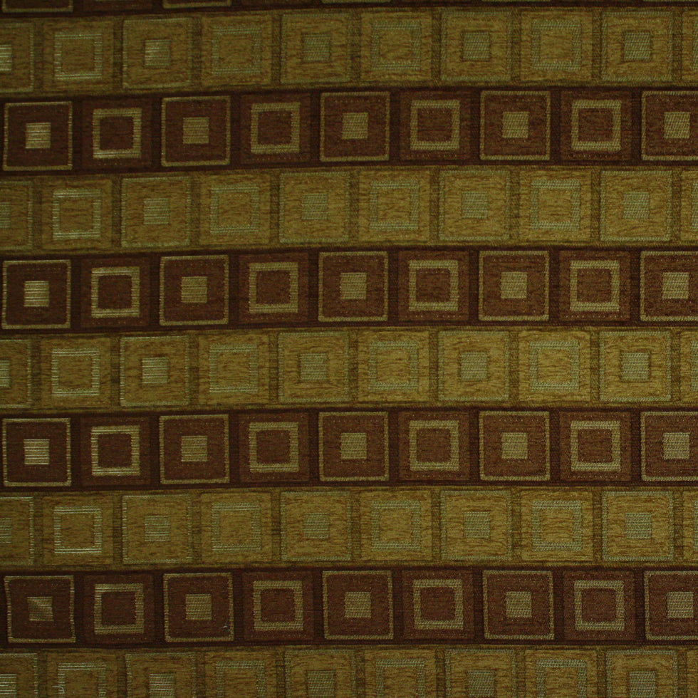 Chocolate/Sandstone/Silver/Plateau Gold Checks Chenille - Joann Fabrics